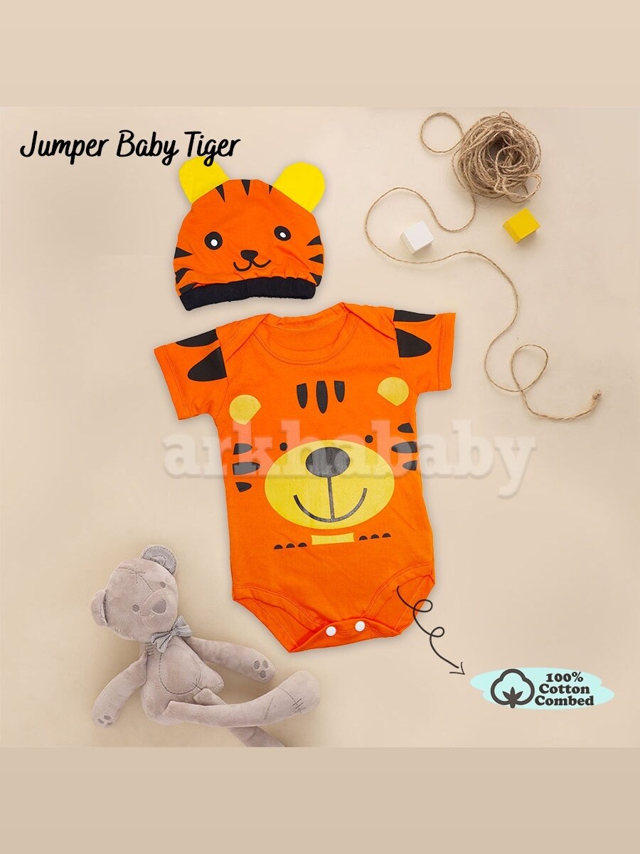 Jumper bayi baju bayi Tiger / jumpsuit baby tiger (SNI) foto 2