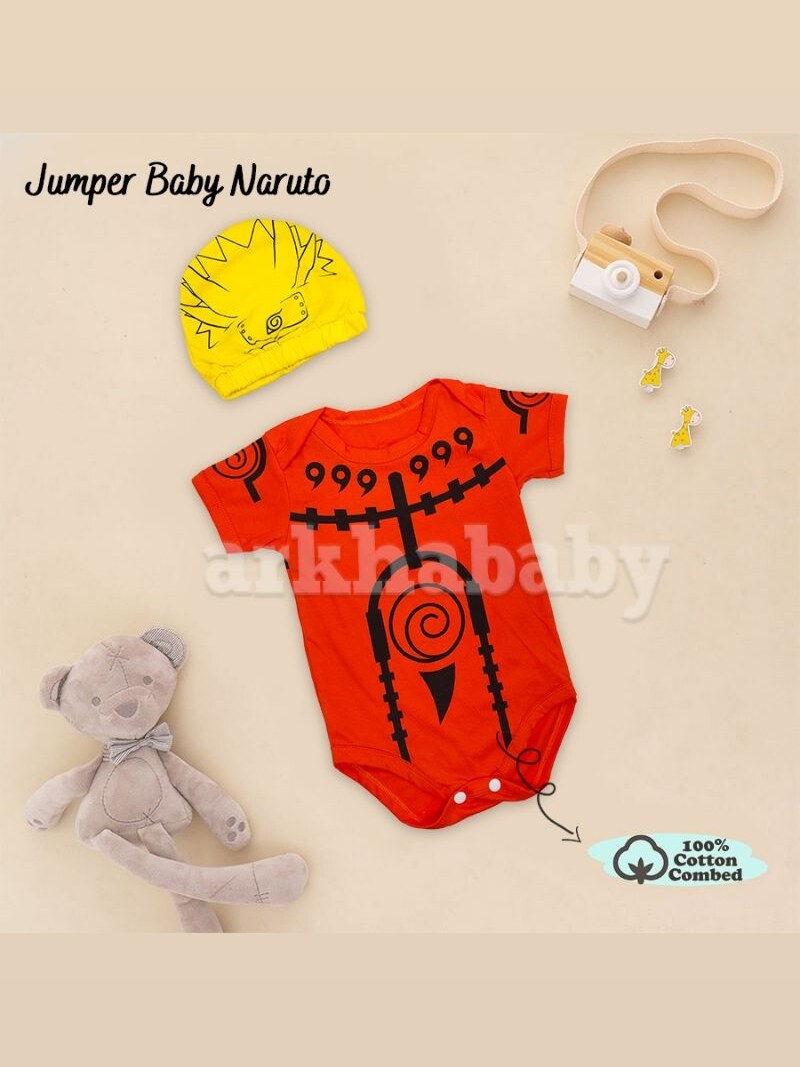 BAJU BAYI JUMPER BAYI NARUTO/ JUMPSUIT BABY NARUTO foto 2