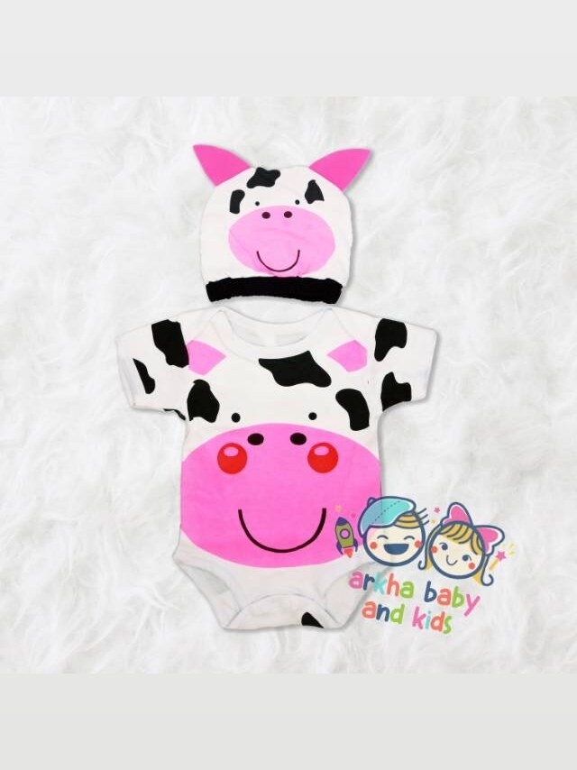 Jumper bayi baju bayi sapi/jumpsuit baby cow/ (SNI ) foto 2