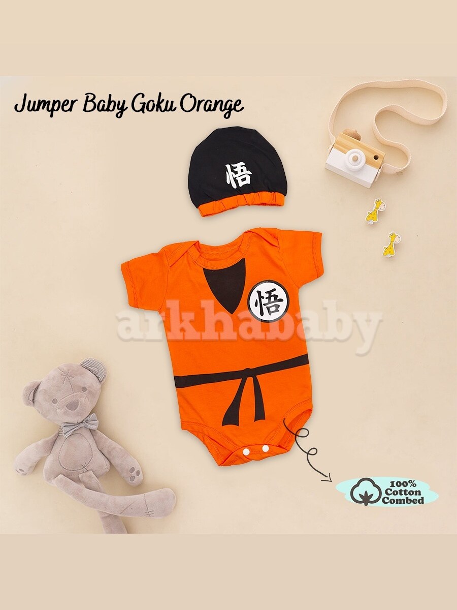 JUMPER BAYI BAJU BAYI GOKU /jumpsuit baby dragonball ( SNI ) foto 1