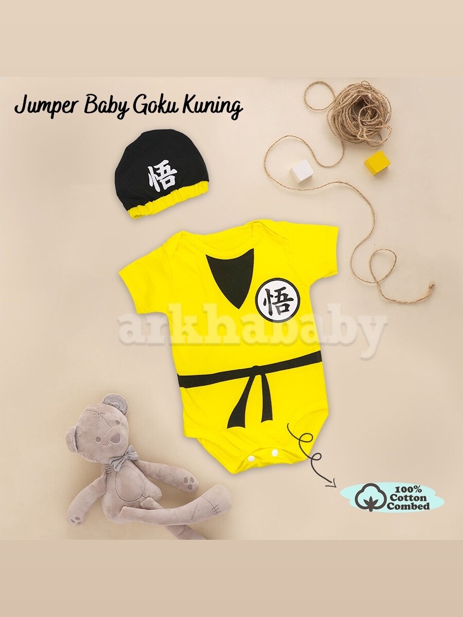 JUMPER BAYI BAJU BAYI GOKU /jumpsuit baby dragonball ( SNI ) foto 3