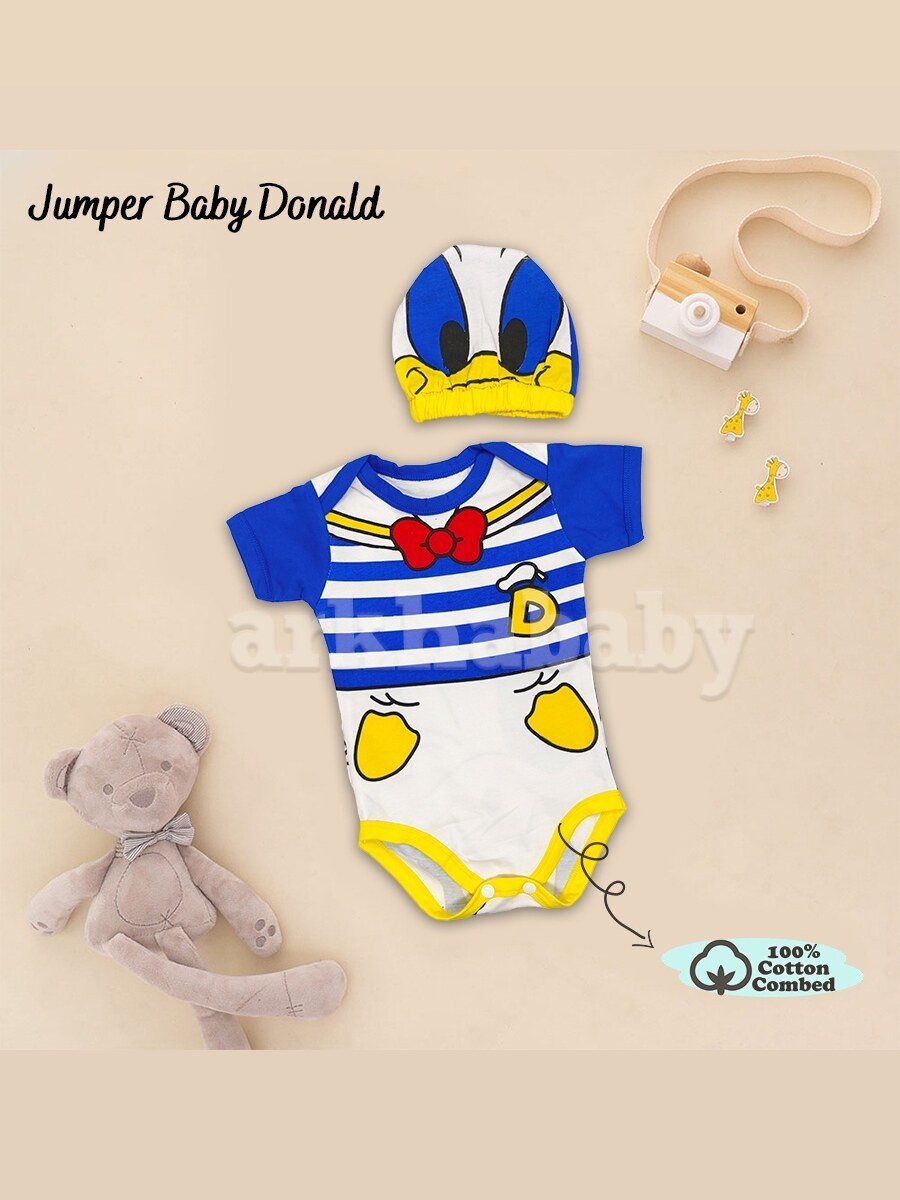Jumper bayi baju bayi donal / jumpsuit baby donal duck foto 1
