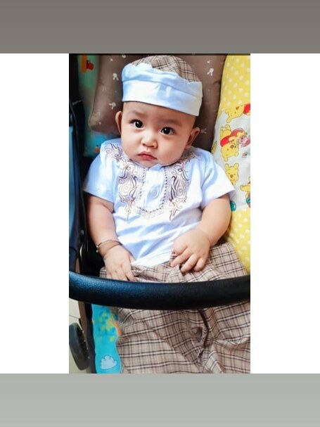 KOKO BAYI Sarkoci Baju Bayi Koko Bayi Muslim Baju Aqiqah Sarung Bayi Set Peci//BORDIR//( SNI) foto 9