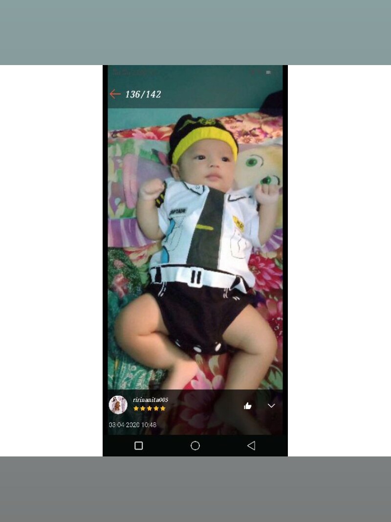 JUMPER BAYI BAJU BAYI PILOT/KOSTUM BAYI/ BAJU BAYI KARAKTER/jumpsuit baby pilot ( SNI ) foto 6