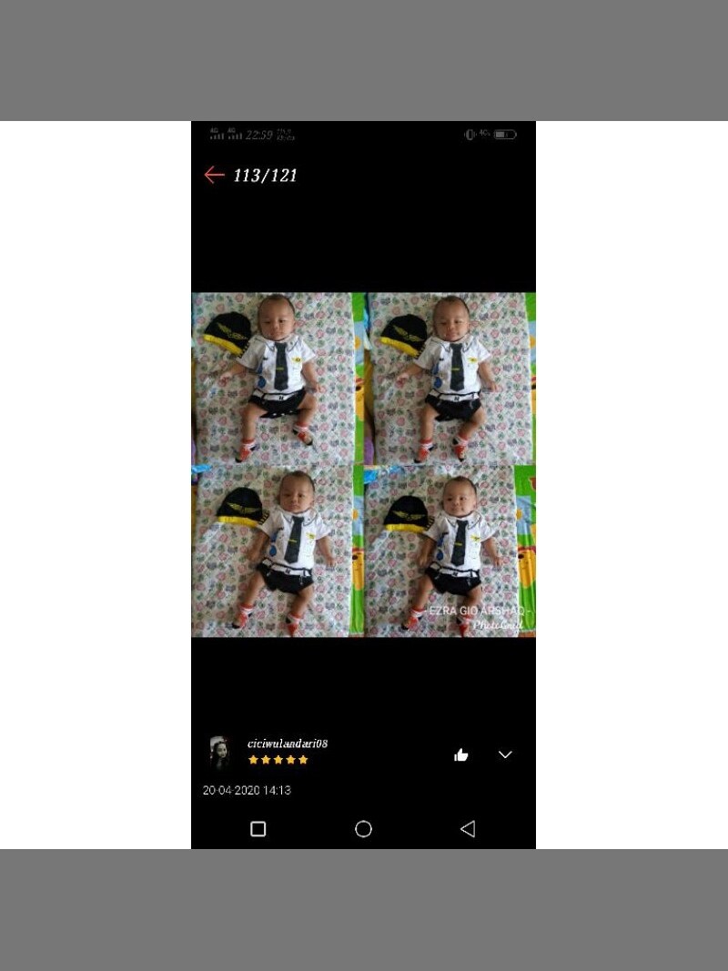 JUMPER BAYI BAJU BAYI PILOT/KOSTUM BAYI/ BAJU BAYI KARAKTER/jumpsuit baby pilot ( SNI ) foto 7