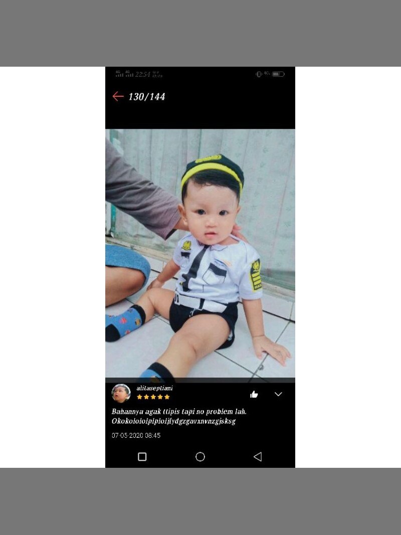 BAJU BAYI KOSTUM BAYI JUMPER BAYI MOTIF MASINIS/ BAJU BAYI KARAKTER PROFESI/ ( SNI ) foto 5