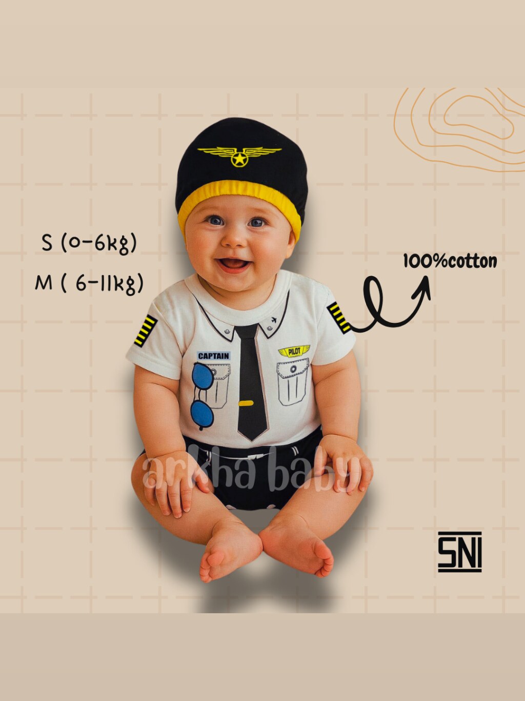 BAJU BAYI JUMPER BAYI PROFESI/JUMPSUT BABY/KOSTUM BAYI/BAJU BAYI KARAKTER ( SNI ) foto 2