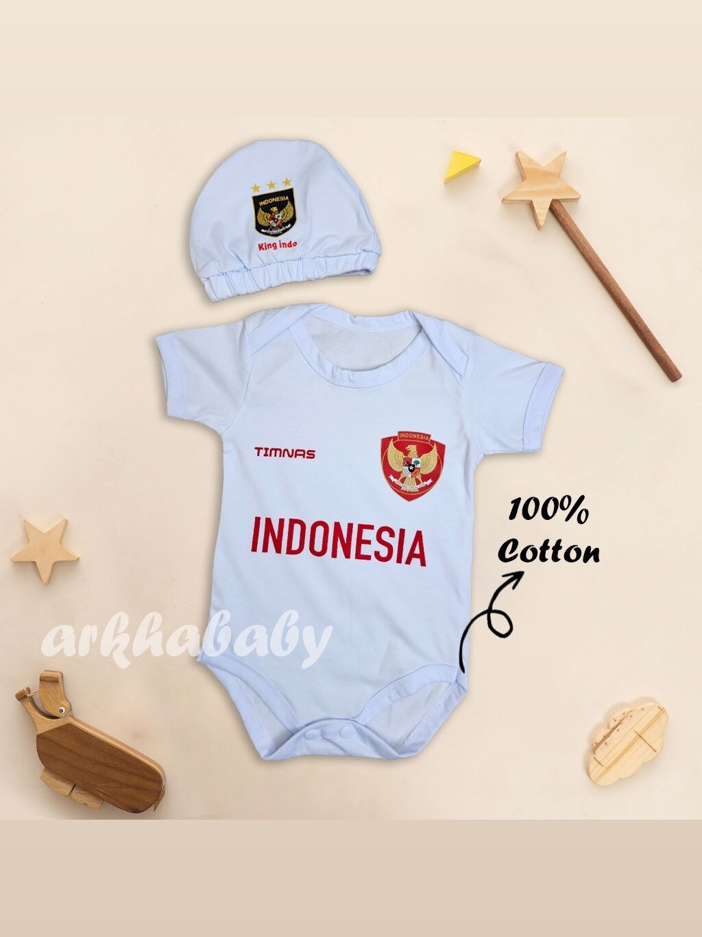 Jumper bayi baju bayi timnas indonesia/ jumpsuit baby timnas /Jumper bayi club bola indonesi/ jumper bayi persebaya/bahan katun (SNI) foto 5
