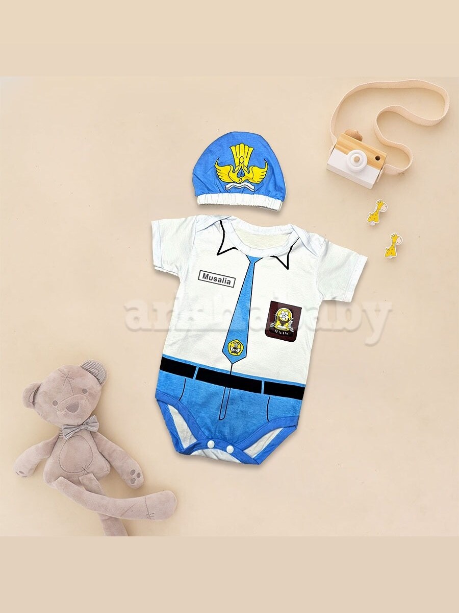 Jumper bayi/Baju bayi/Kustom nama baju bayi/custom nama baju anak/Kustom nama baju sekolah/kustom nama jumper. foto 8