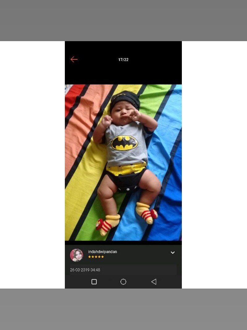 Jumper bayi baju bayi batman /jumpsuit baby batman foto 5