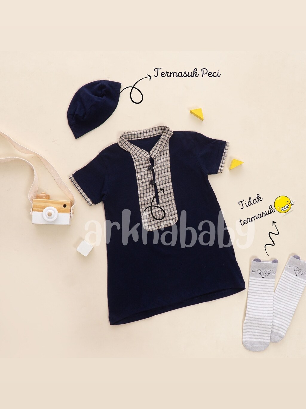 Koko bayi Jubah bayi Koko bayi Bajubayi Jubah Bayi Aqiqah baju koko bayi Aqiqah( SNI) foto 4