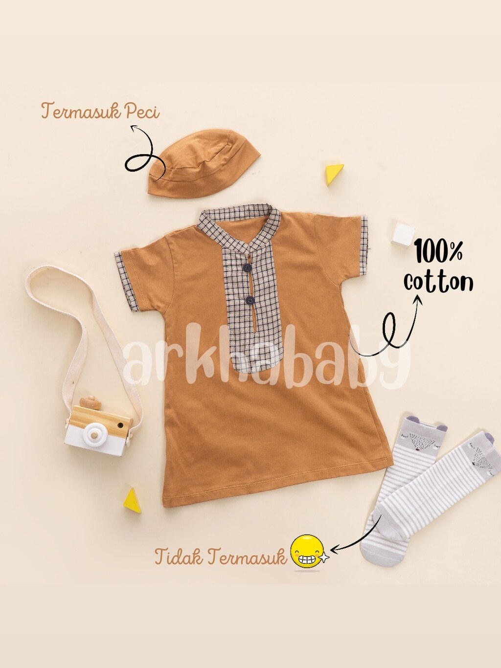 Koko bayi Jubah bayi Koko bayi Bajubayi Jubah Bayi Aqiqah baju koko bayi Aqiqah( SNI) foto 7
