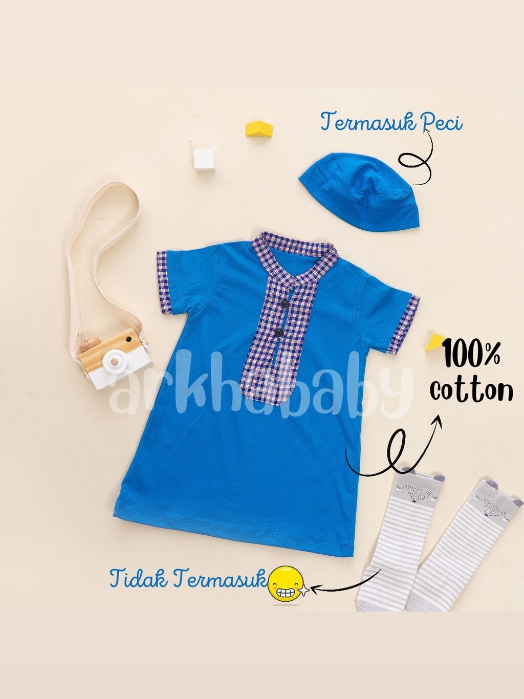 Koko bayi Jubah bayi Koko bayi Bajubayi Jubah Bayi Aqiqah baju koko bayi Aqiqah( SNI) foto 8