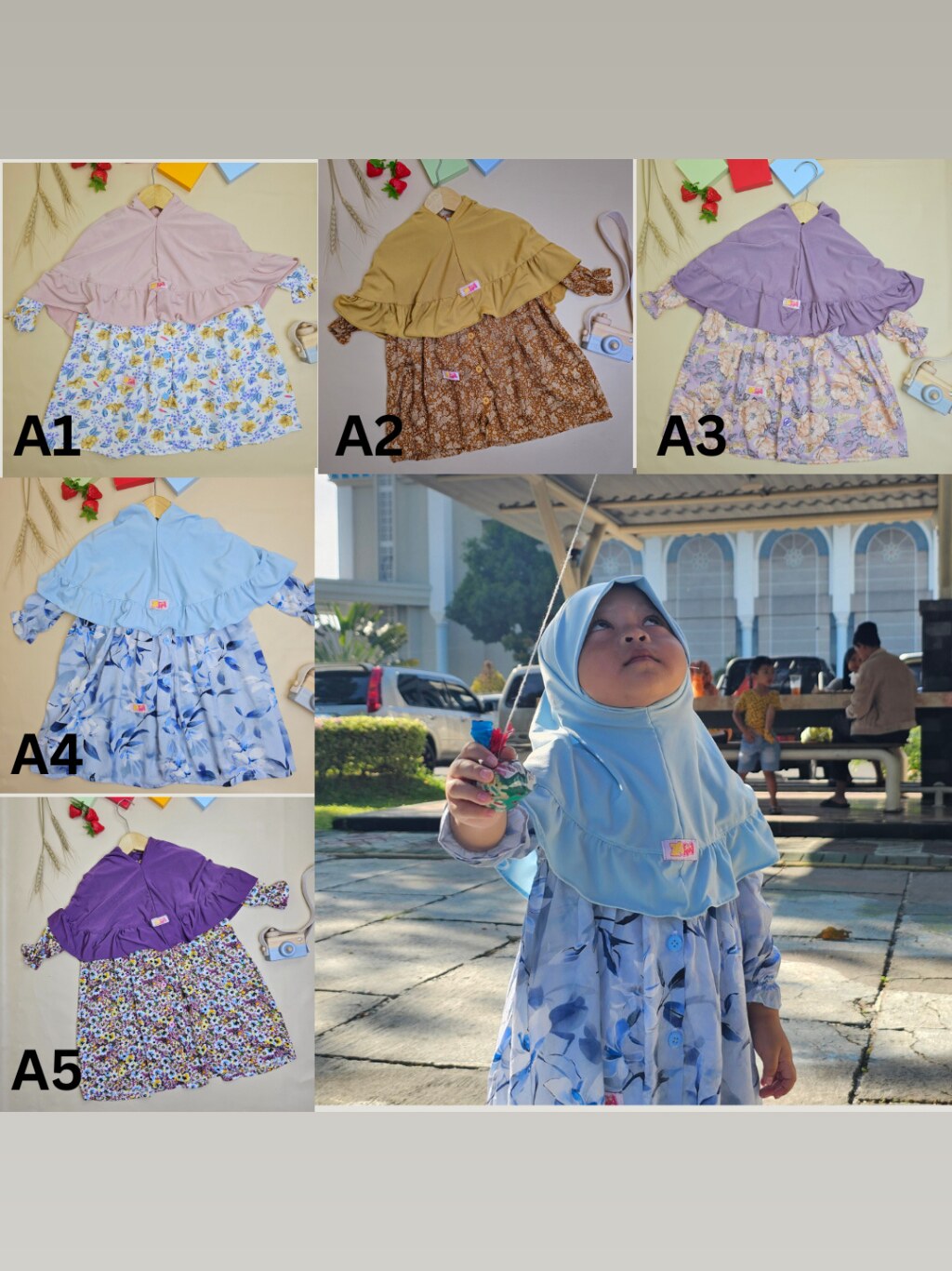 ZARA GAMIS ANAK PEREMPUAN BAHAN RAYON PREMIUM | 1-4TAHUN