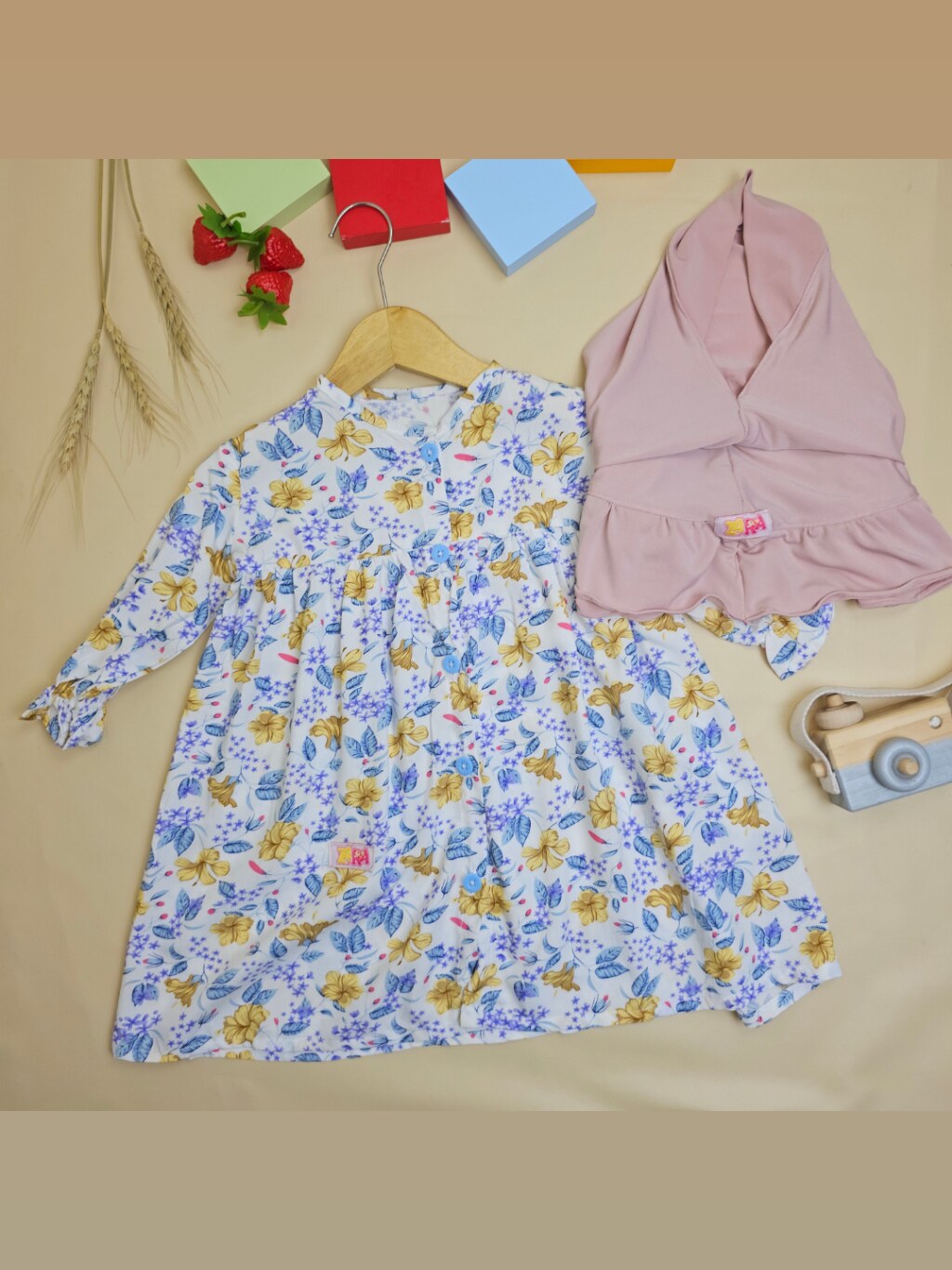 ZARA GAMIS ANAK PEREMPUAN BAHAN RAYON PREMIUM | 1-4TAHUN foto 3