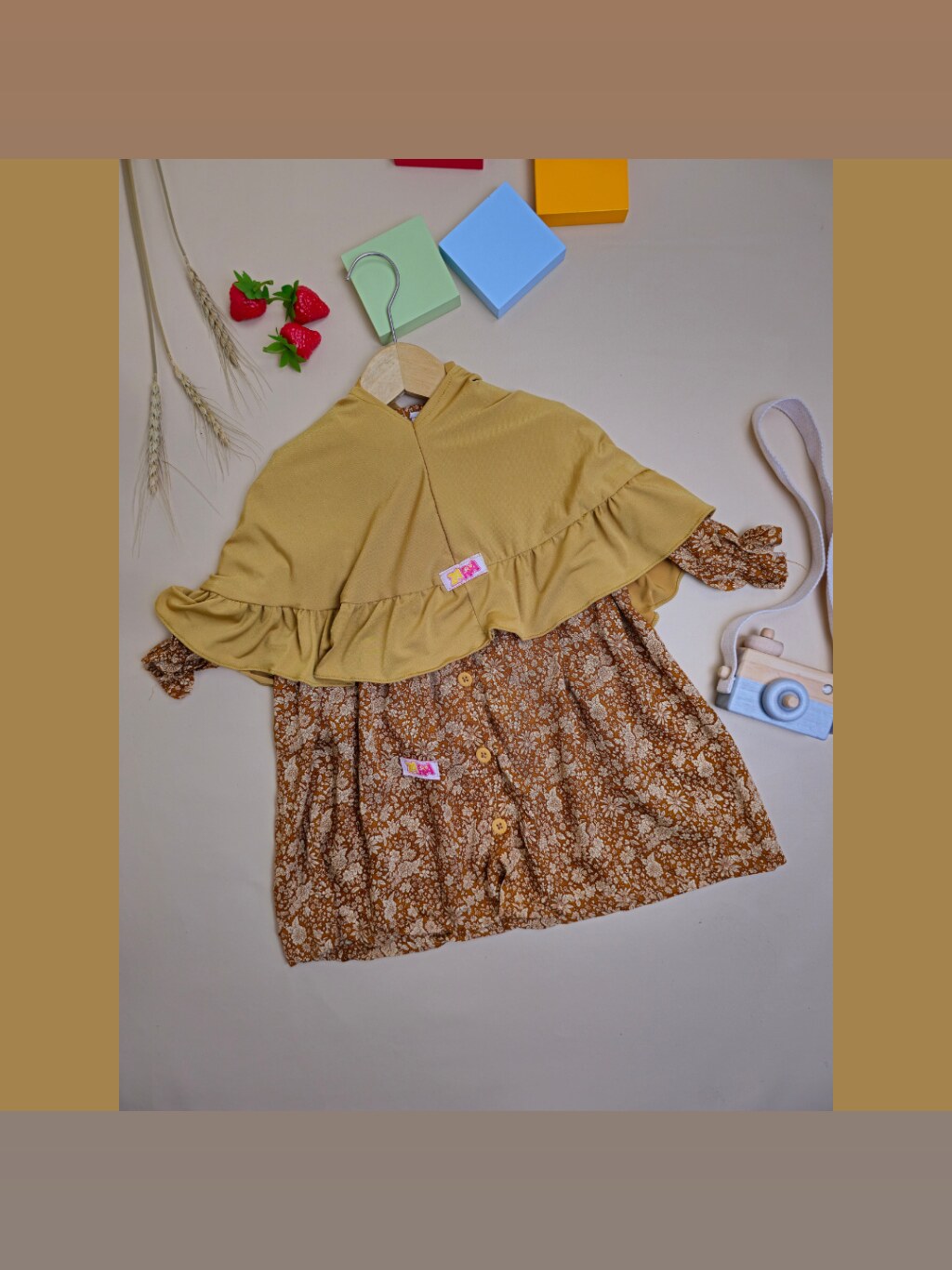 ZARA GAMIS ANAK PEREMPUAN BAHAN RAYON PREMIUM | 1-4TAHUN foto 4