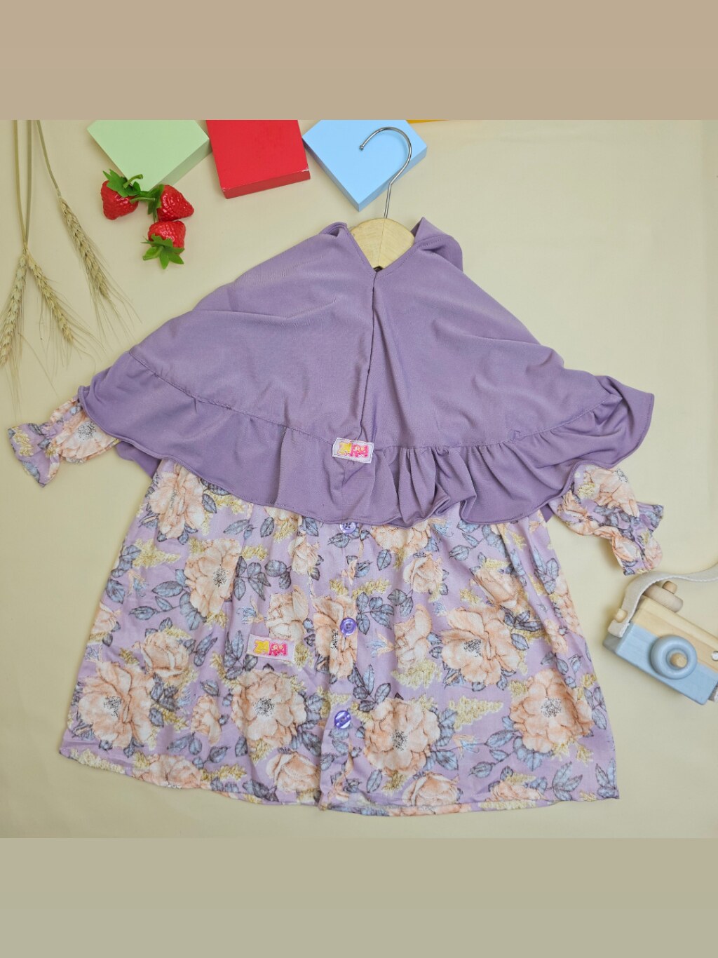 ZARA GAMIS ANAK PEREMPUAN BAHAN RAYON PREMIUM | 1-4TAHUN foto 5