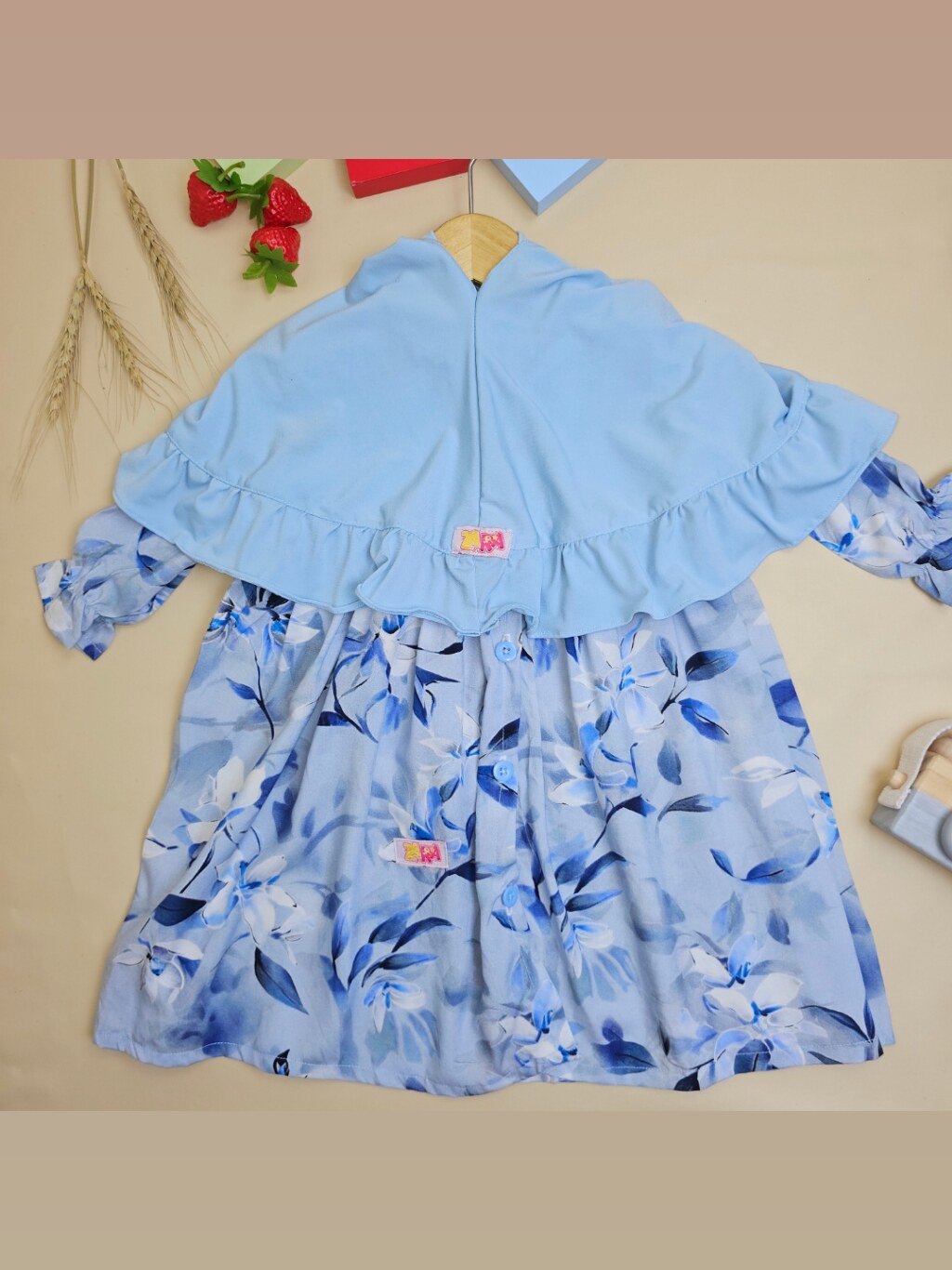ZARA GAMIS ANAK PEREMPUAN BAHAN RAYON PREMIUM | 1-4TAHUN foto 6
