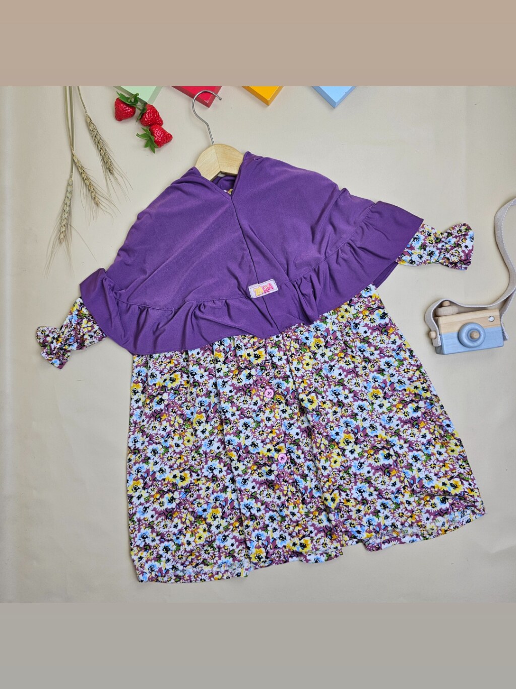 ZARA GAMIS ANAK PEREMPUAN BAHAN RAYON PREMIUM | 1-4TAHUN foto 7