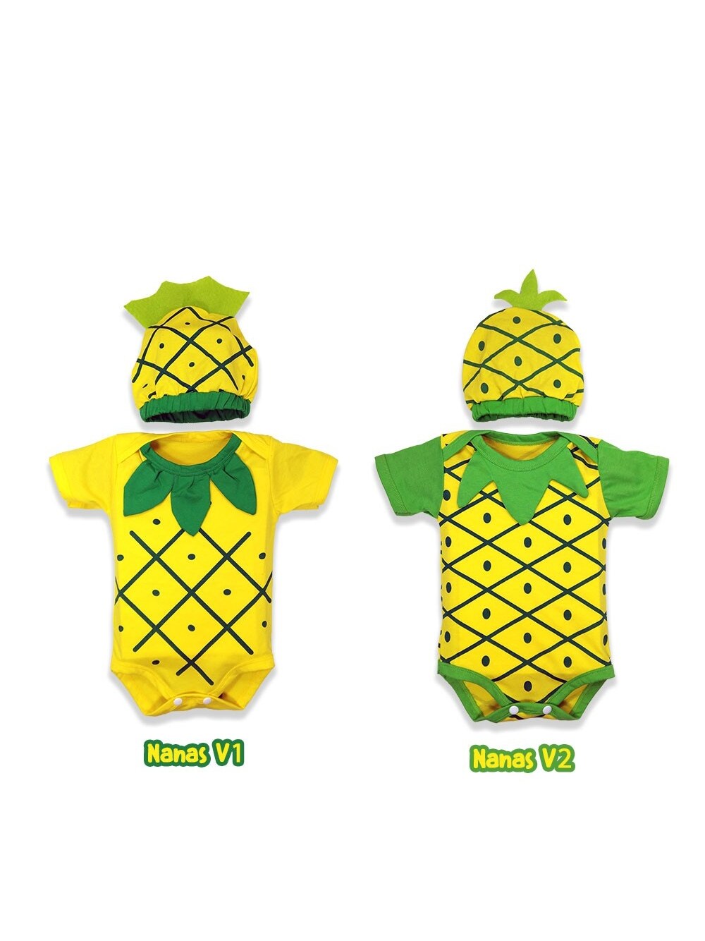 JUMPER BAYI BAJU BAYI KOSTUM BAYI MOTIF NANAS / jumpsuit baby pineaepple foto 7