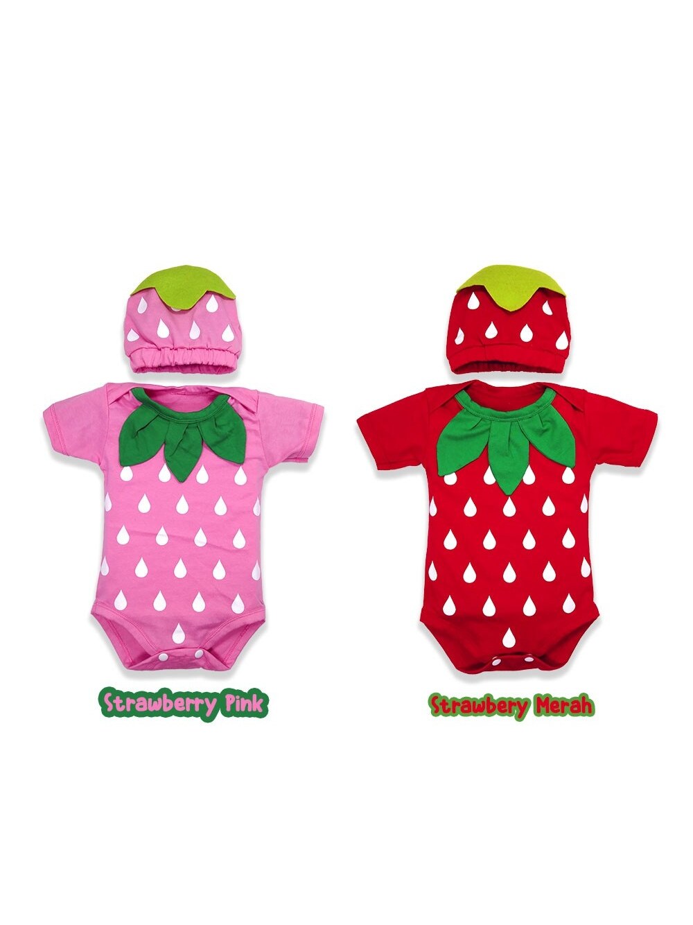 BAJU BAYI JUMPER BAYI STRAWBERY/KOSTUM BAYI/BAJU BAYI KARAKTER/jumpsuit baby strawberry ( SNI ) foto 6