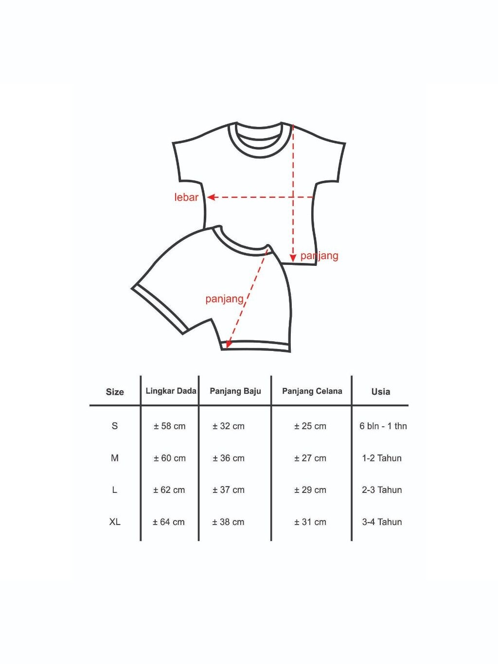 Setelan anak karakter lucu / setelan anak laki laki / setelan anak perempuan / bahan katun foto 7