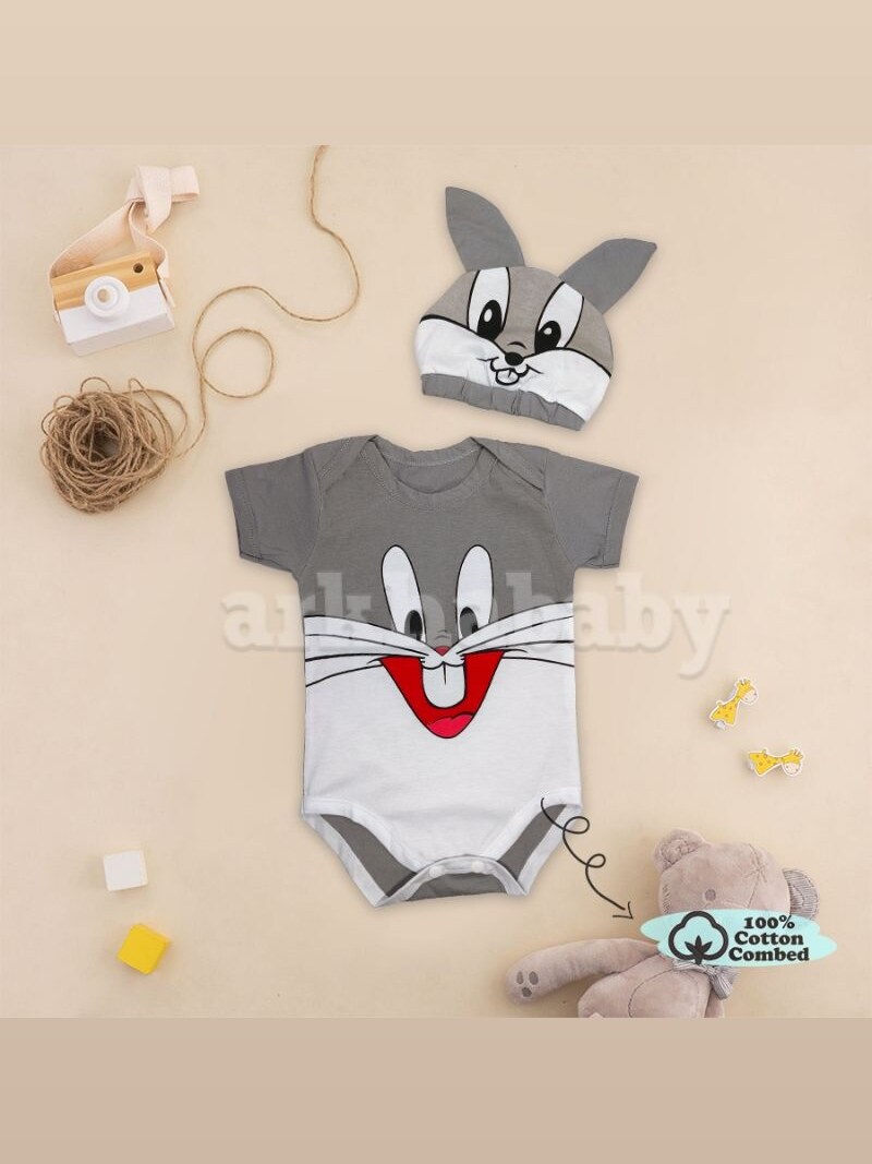 JUMPER BAYI BAJU BAYI KARAKTER/KOSTUM BAYI/ baju bayi lengan pendek/ (SNI ) foto 3