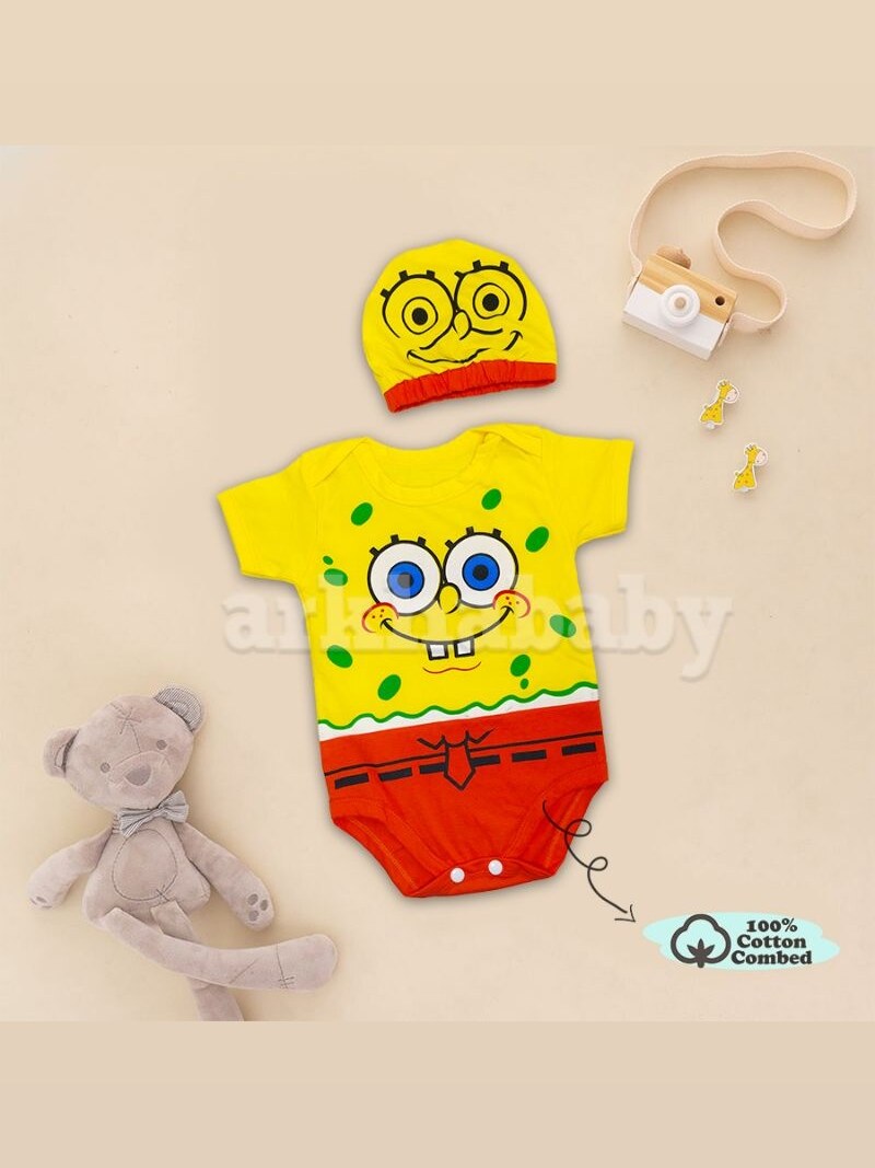 JUMPER BAYI BAJU BAYI KARAKTER/KOSTUM BAYI/ baju bayi lengan pendek/ (SNI ) foto 4