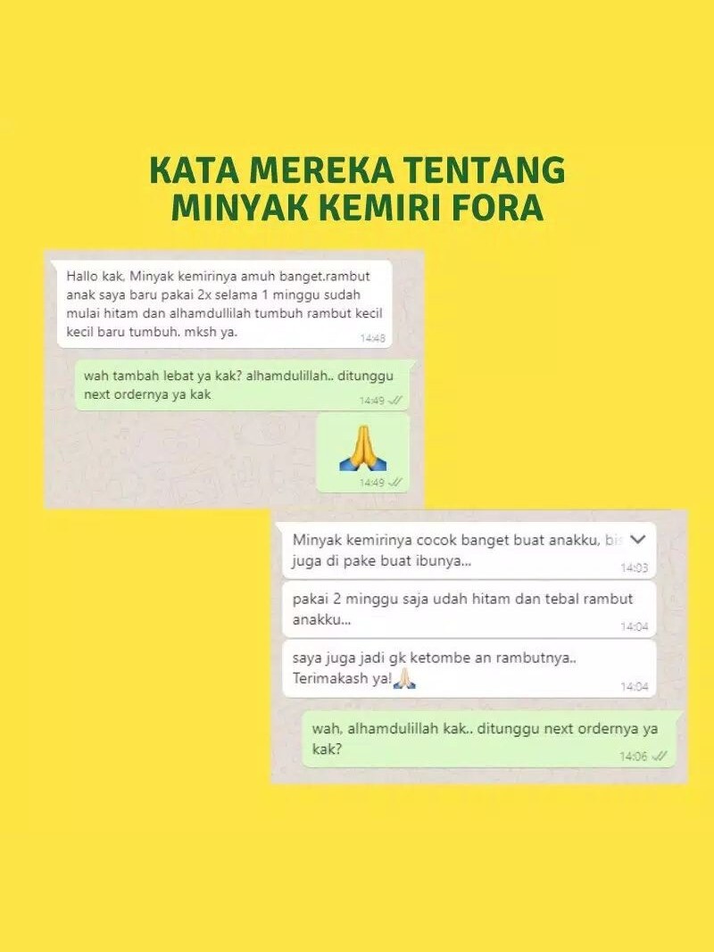 Minyak Kemiri FORA penyubur Rambut Bayi foto 5