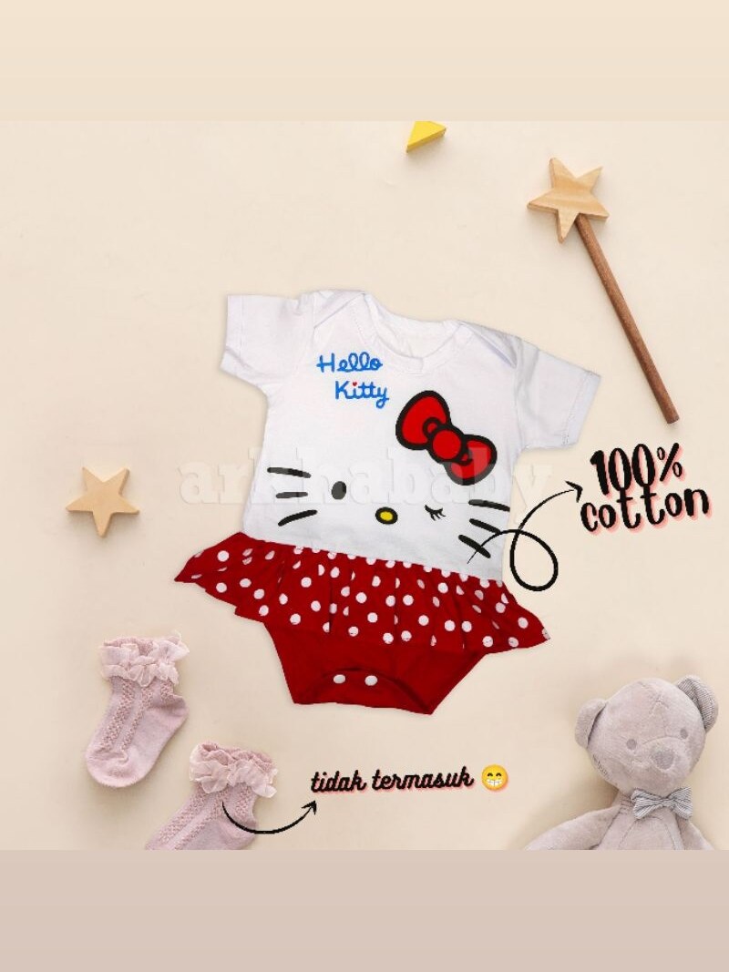 Jumper bayi baju bayi hello kitty /jumpsuit baby hello kitty foto 1